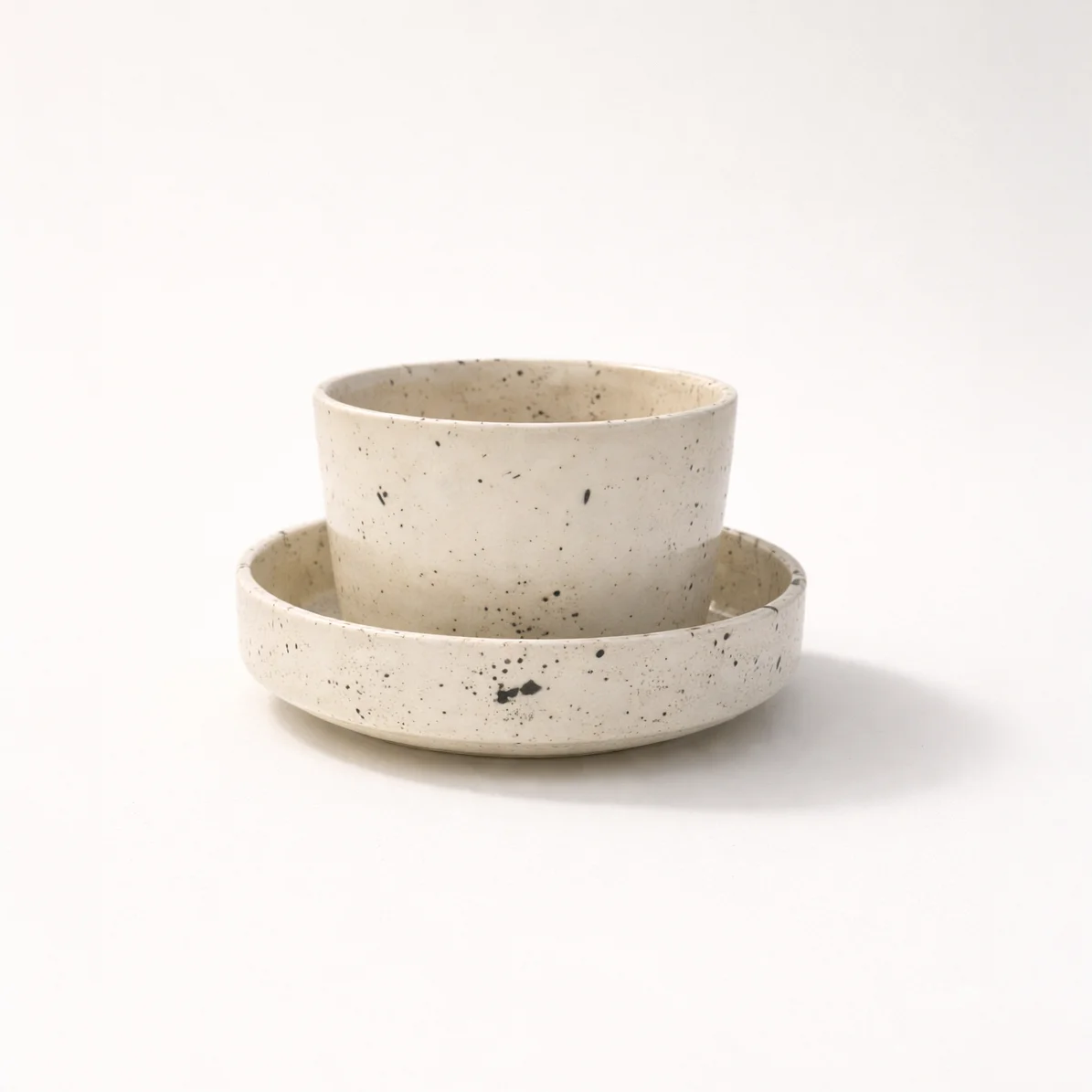 Cappuccino Cup's Saucer - Olive Dust