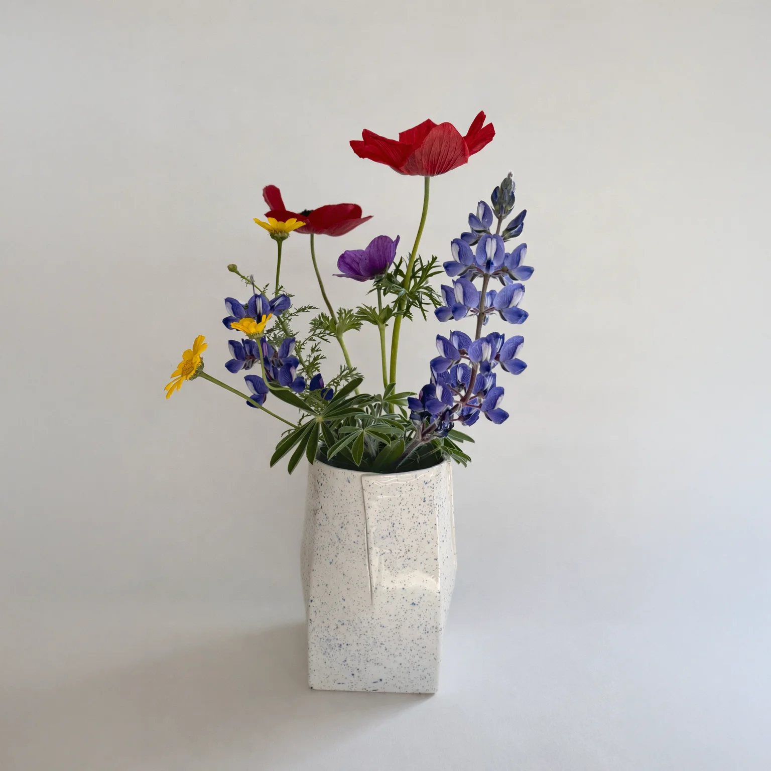 Folded Vase - Blue Dust