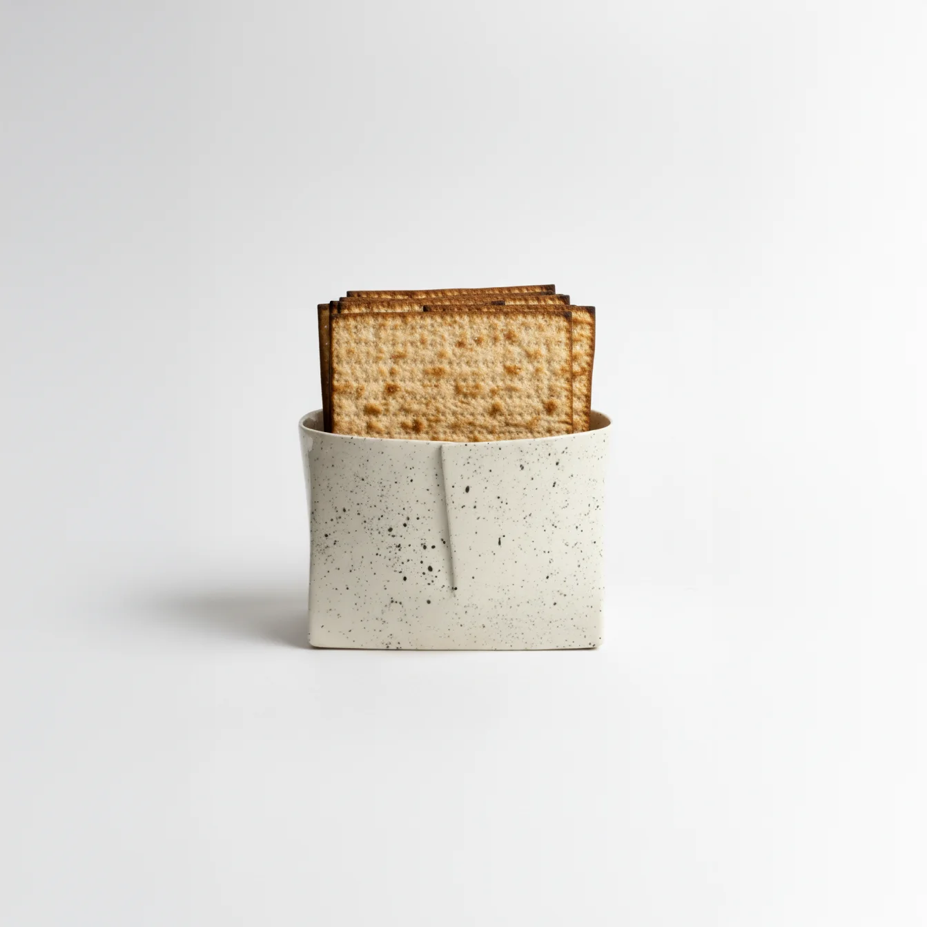 Folded Matza Vase - Olive Dust