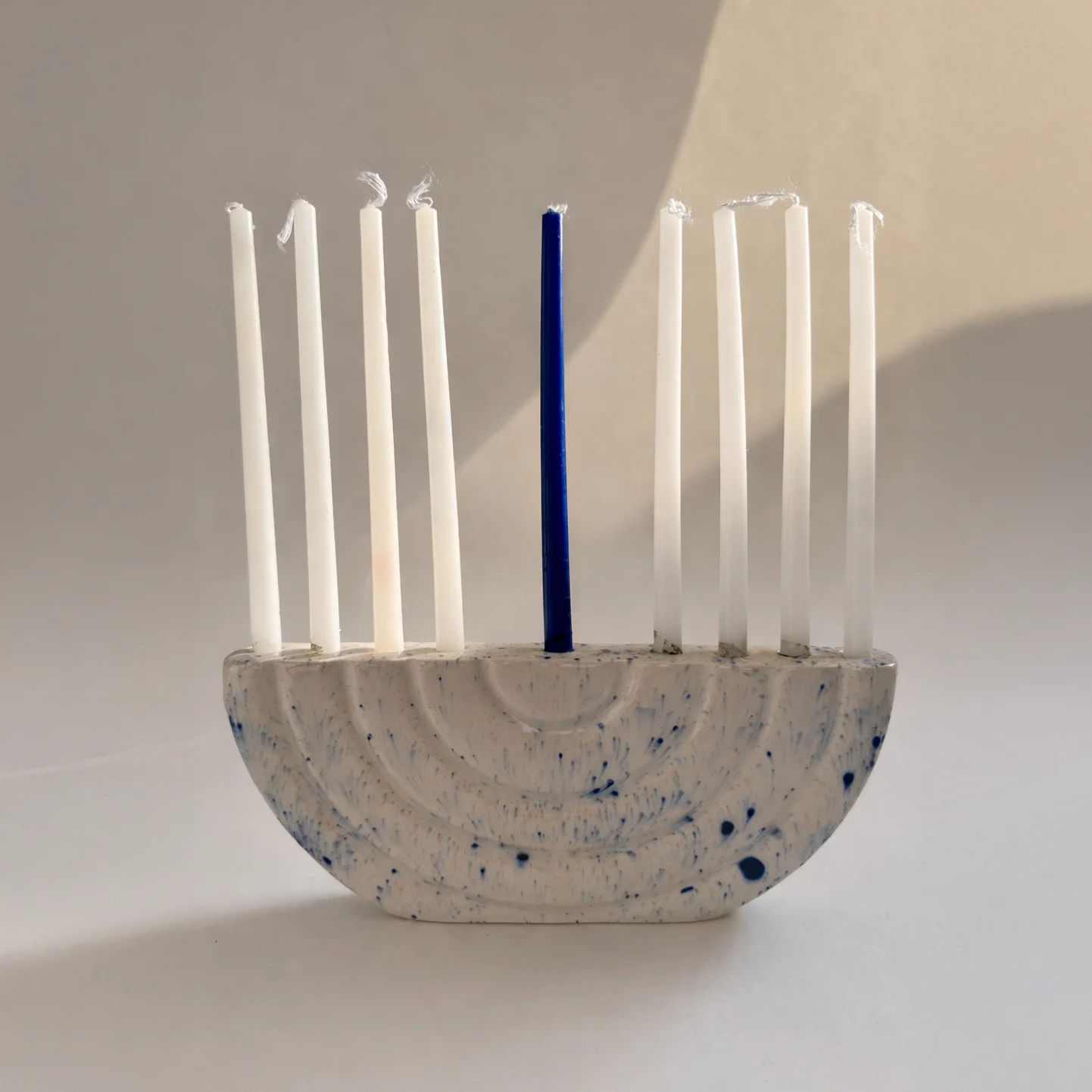 Hanukkiah - Blue Dust